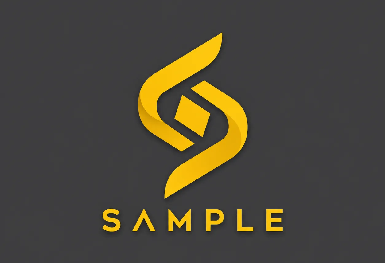 Original logo graphic with dark background